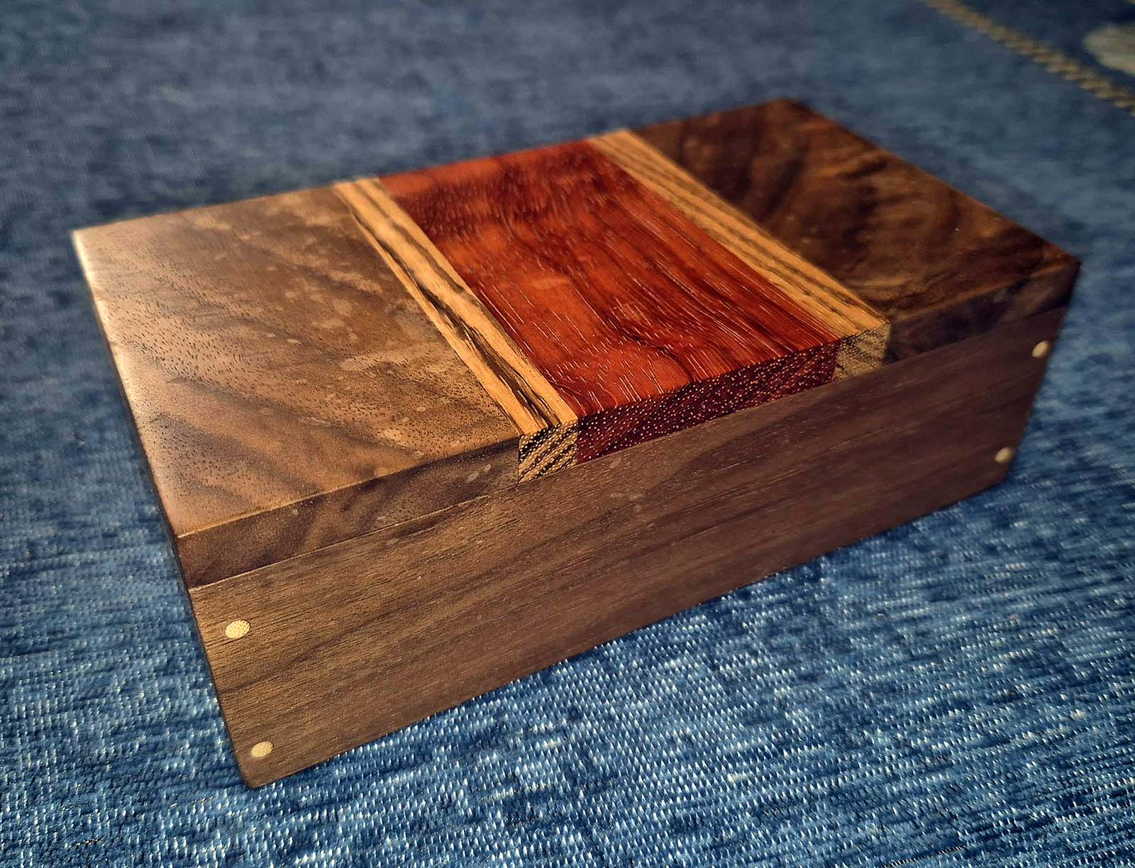 Cigar box mixed woods