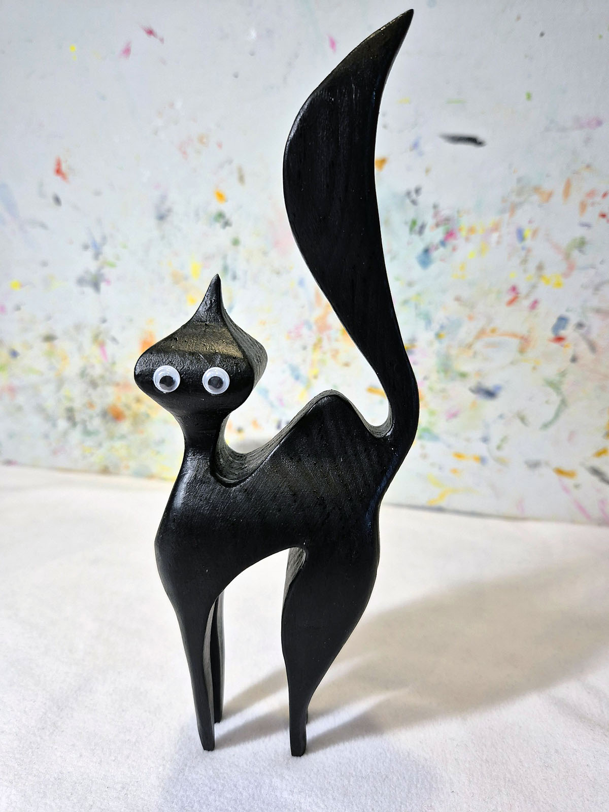 Single witches black cat